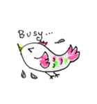 BirdFishちゃん。鳥と魚の合いの子です。（個別スタンプ：8）