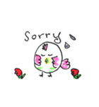 BirdFishちゃん。鳥と魚の合いの子です。（個別スタンプ：9）