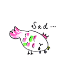 BirdFishちゃん。鳥と魚の合いの子です。（個別スタンプ：10）