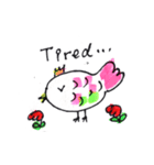 BirdFishちゃん。鳥と魚の合いの子です。（個別スタンプ：12）
