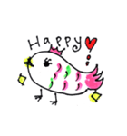 BirdFishちゃん。鳥と魚の合いの子です。（個別スタンプ：13）
