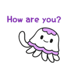 うみのなかまたちスタンプ（英語版）（個別スタンプ：1）