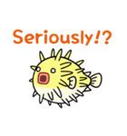 うみのなかまたちスタンプ（英語版）（個別スタンプ：28）