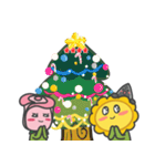 ひまわり(メーリクリスマス) bb03（個別スタンプ：3）