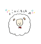 ひつじのひーちゃん 敬語（個別スタンプ：3）