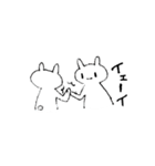 うさぎの使いやすいスタンプ（個別スタンプ：34）