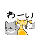 猫達のメッセージ（個別スタンプ：24）