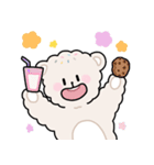 ミルク熊のしあわせ（個別スタンプ：3）