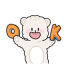 ミルク熊のしあわせ（個別スタンプ：9）