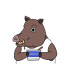 MUKBANG 動物たち（個別スタンプ：4）