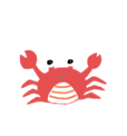 かにさんこんにちは、ねこちゃんもいるよ（個別スタンプ：16）
