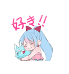 あみりちゃんスタンプ3れいわちゃんコラボ（個別スタンプ：1）