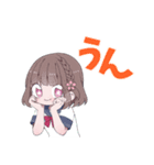 あみりちゃんスタンプ3れいわちゃんコラボ（個別スタンプ：3）