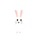 うささんとかめめん（個別スタンプ：1）