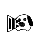 窓から見えた犬（個別スタンプ：1）