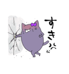 推しラブ -紫-（個別スタンプ：2）