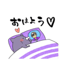 推しラブ -紫-（個別スタンプ：27）