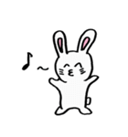 ウサギの日常。（個別スタンプ：1）