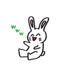 ウサギの日常。（個別スタンプ：4）