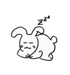 ウサギの日常。（個別スタンプ：5）