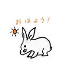 ウサギの日常。（個別スタンプ：12）