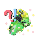 セキセイインコのぽぽたろさん（個別スタンプ：9）