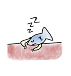 アーモンドちゃんと小魚くん（個別スタンプ：3）