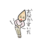 アーモンドちゃんと小魚くん（個別スタンプ：4）