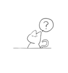 ねこの一文字（個別スタンプ：17）