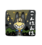お茶目なmix白黒ぶちワンコ（立ち耳）（個別スタンプ：11）