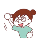 カレ子さんスタンプ 日常編（個別スタンプ：1）