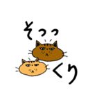 2匹のキジトラ2（個別スタンプ：15）