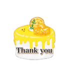 日常語・敬語スイーツスタンプ（個別スタンプ：16）