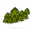 アボカドのメリークリスマス（個別スタンプ：8）