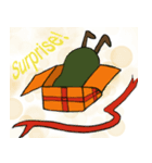 アボカドのメリークリスマス（個別スタンプ：9）
