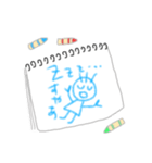 らくがきちゃんたち（個別スタンプ：3）