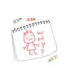 らくがきちゃんたち（個別スタンプ：5）