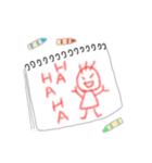 らくがきちゃんたち（個別スタンプ：7）