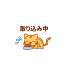 糸目の甘えん坊ネコ（個別スタンプ：22）