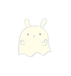かわいい！おばけうさぎちゃん（個別スタンプ：1）