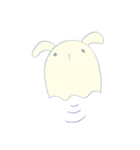 かわいい！おばけうさぎちゃん（個別スタンプ：4）