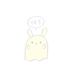 かわいい！おばけうさぎちゃん（個別スタンプ：7）