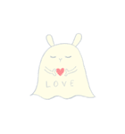 かわいい！おばけうさぎちゃん（個別スタンプ：24）