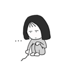 小心な少女の気持ち（個別スタンプ：1）