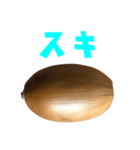 どんぐり B と 手書き風文字（個別スタンプ：40）