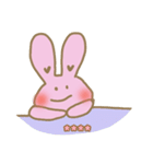 かわいいウサギのうーたんカスタムスタンプ（個別スタンプ：35）