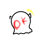おばけくんと日常会話（個別スタンプ：3）