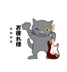 Rock'n'Cat 基本編 〈カスタム版〉（個別スタンプ：21）