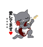Rock'n'Cat 基本編 〈カスタム版〉（個別スタンプ：36）