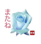 創れる落款印（遊印）… 青い薔薇 カスタム（個別スタンプ：40）